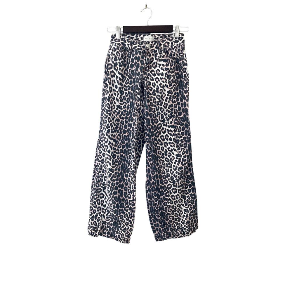 Pacsun Casey Low Rise Baggy Jeans Leopard Animal Print 22